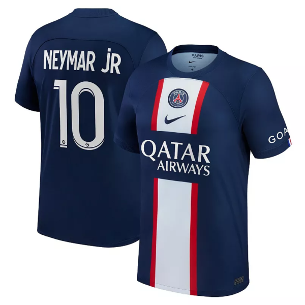 Men's Nike Neymar Jr. Blue Paris Saint-Germain 2022/23 Home Replica Player Jersey