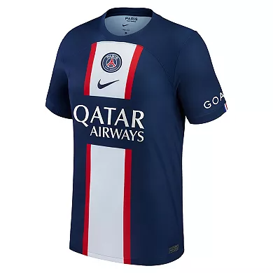 Men's Nike Neymar Jr. Blue Paris Saint-Germain 2022/23 Home Replica Player Jersey