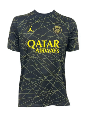 Jordan Paris Saint-Germain Stadium Force Black/Tour Yellow Shirt  2023/24