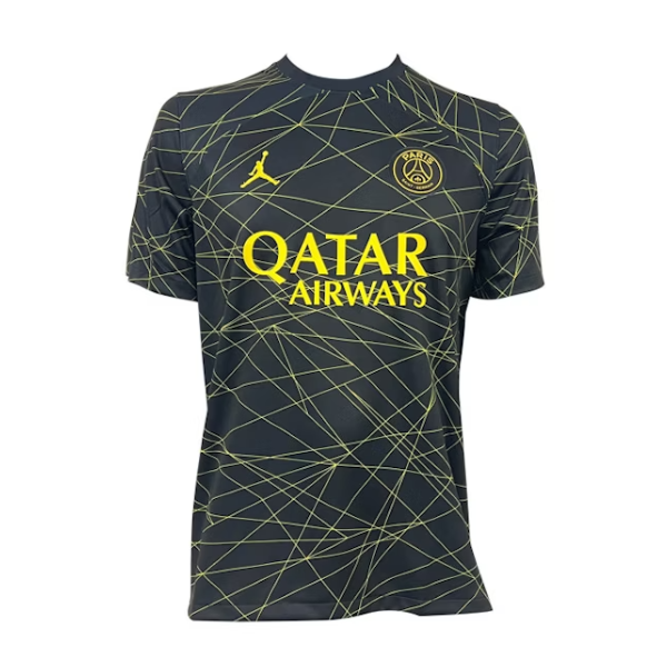 Jordan Paris Saint-Germain Stadium Force Black/Tour Yellow Shirt  2023/24