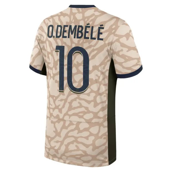 Ousmane Dembélé Paris Saint-Germain Stadium Fourth Dri-Fit Soccer Jersey 2023/24