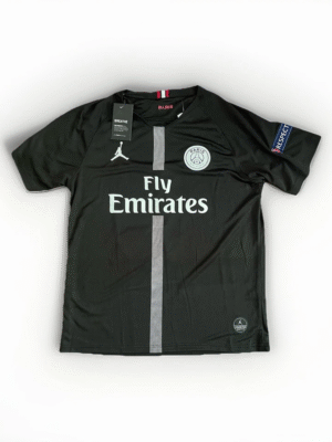 PSG  Neymar Jr UCL Jordan Brand Black Soccer Jersey 2018/19