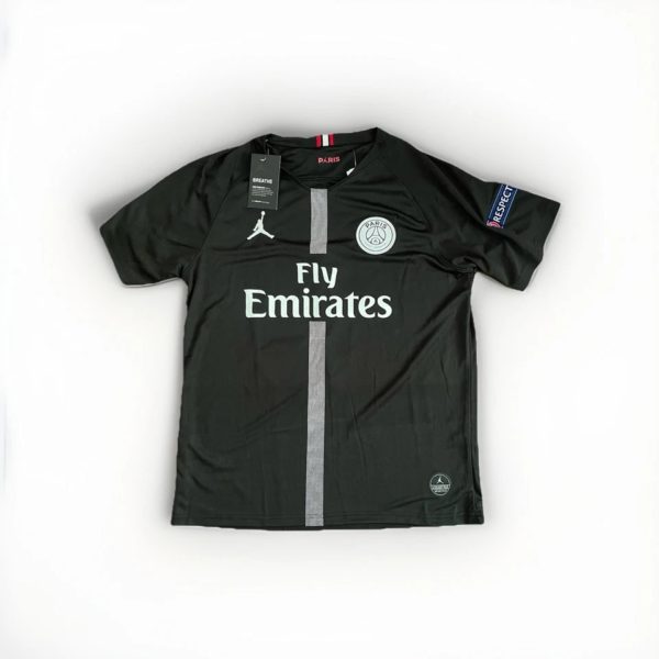 PSG  Neymar Jr UCL Jordan Brand Black Soccer Jersey 2018/19